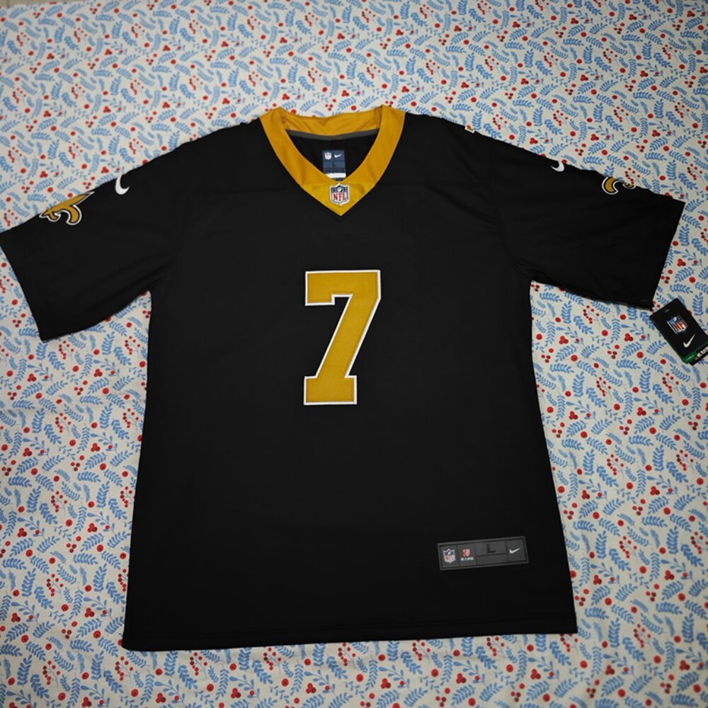 Taysom Hill New Orleans Saints black jersey No. 7